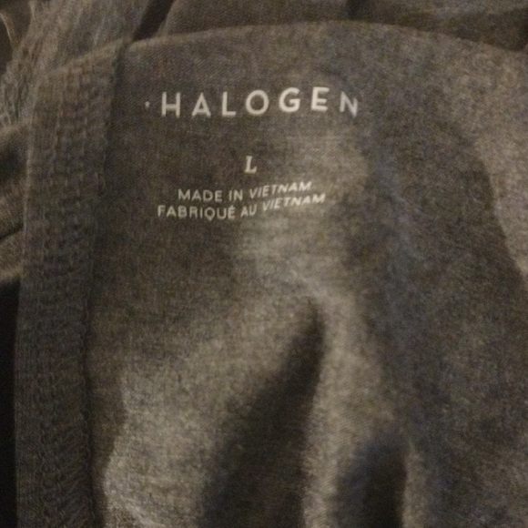 Halogen Gray Sleeveless Muscle Tee Relaxed Fit - Picture 4 of 5
